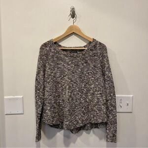 Eileen Fisher loose knit linen cotton sweater sz small oversized fit chunky knit